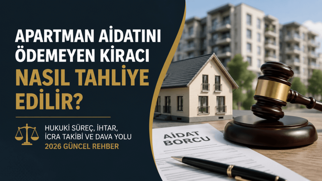 apartman aidatını ödemeyen kiracının tahliyesi